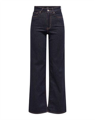 OnlMadison Blush Wide Jeans - Dark Blue Denim